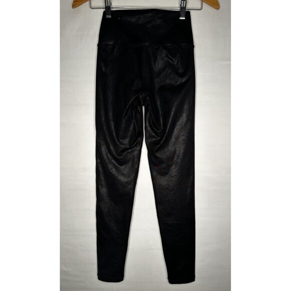 Offline Aerie Faux Leather The Hugger High Waisted Crackle Leggings Size Small - Picture 4 of 9